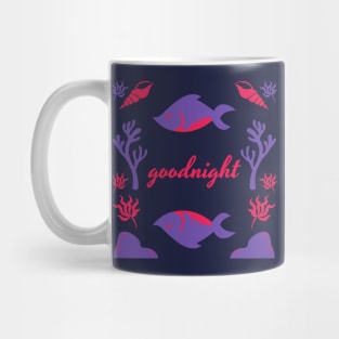 goodnight with sea Mug